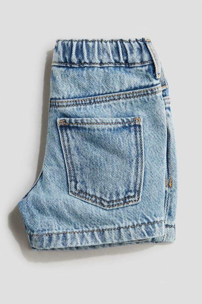 H&M Shorts In Denim - Blu Denim - BAMBINO