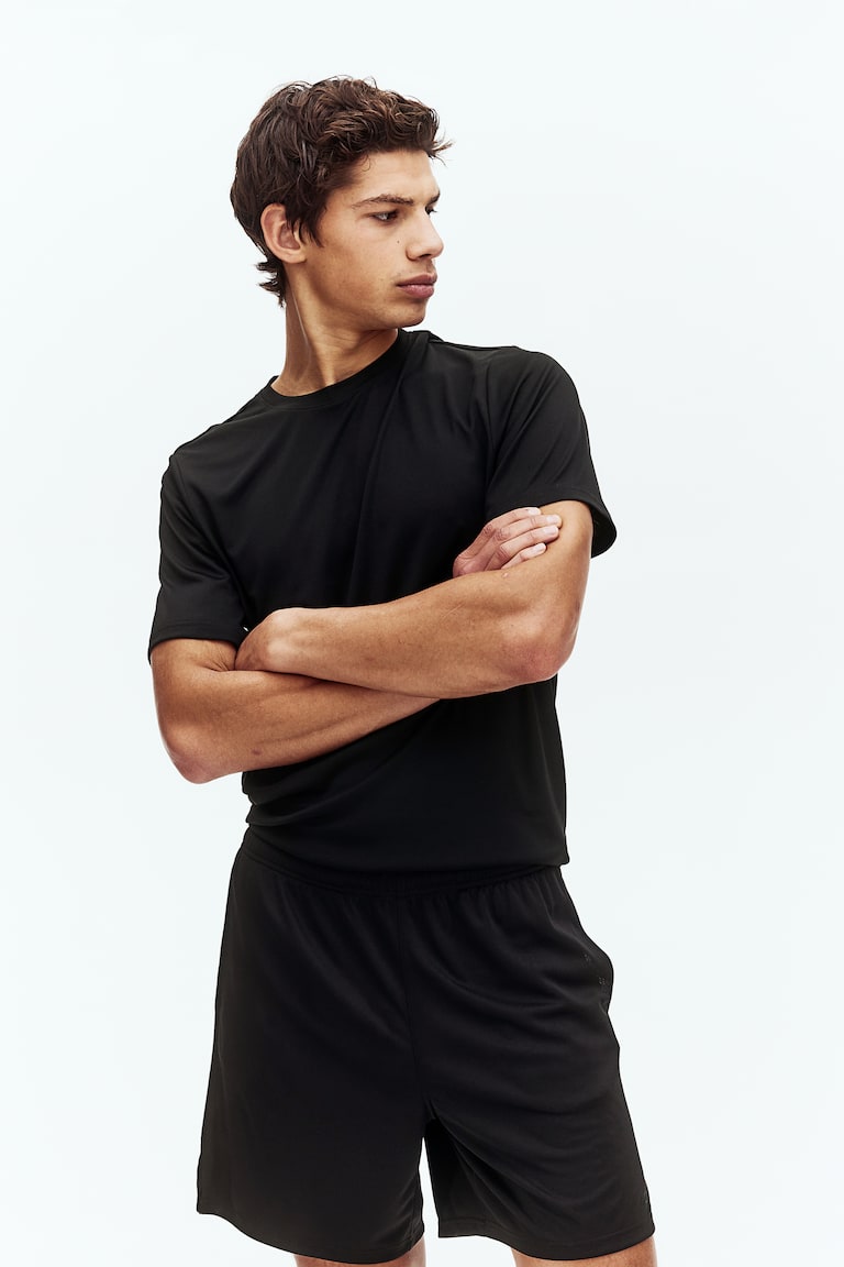 H&M Shorts sportivi corti - Nero - UOMO