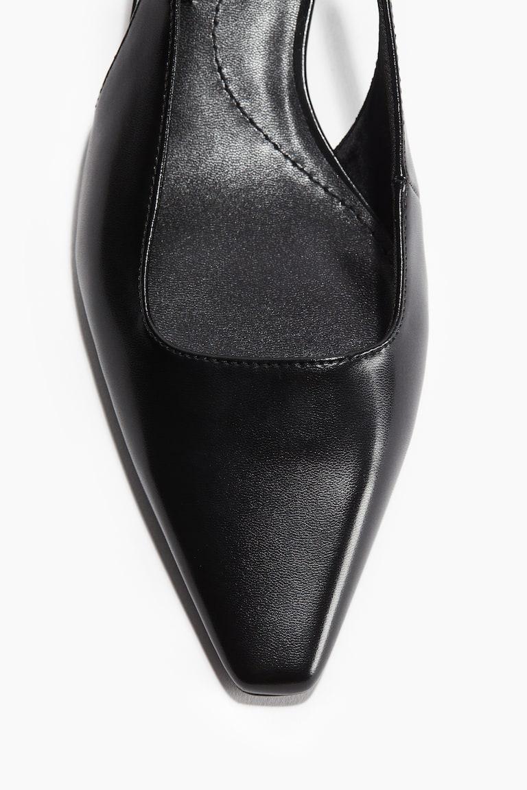 H&M Slingback A Punta - Nero - DONNA
