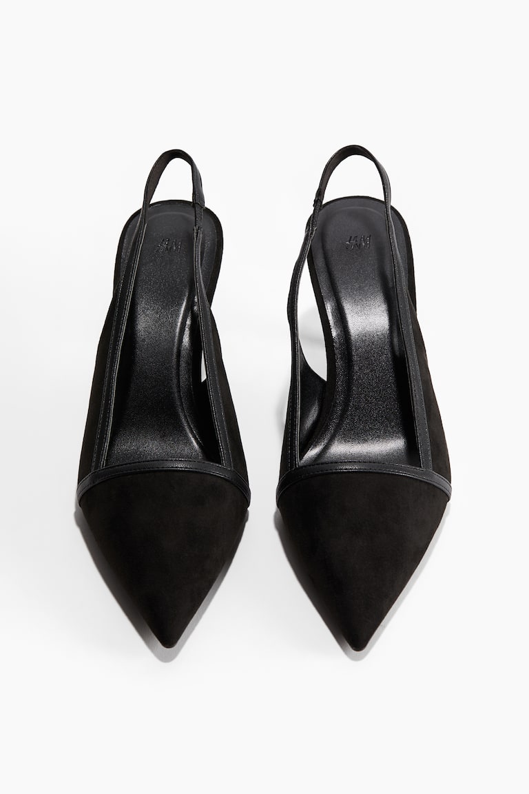 H&M Slingback A Punta - Nero - DONNA