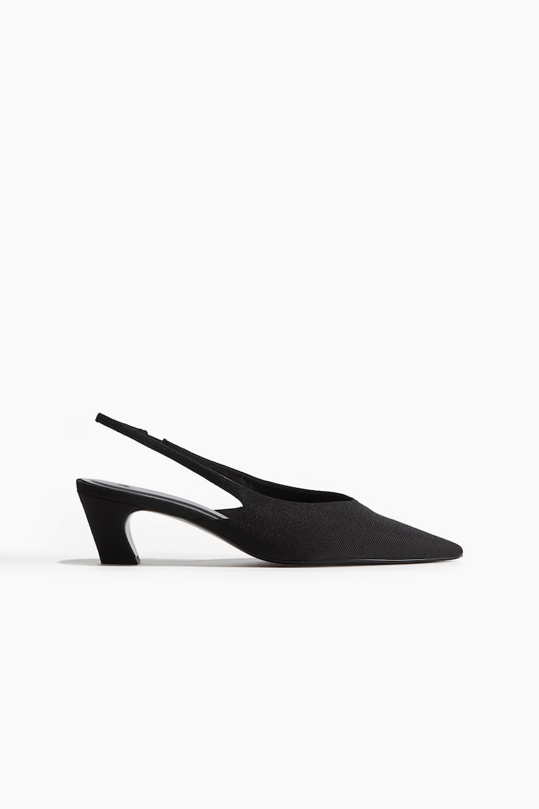 H&M Slingback a punta - Nero - DONNA