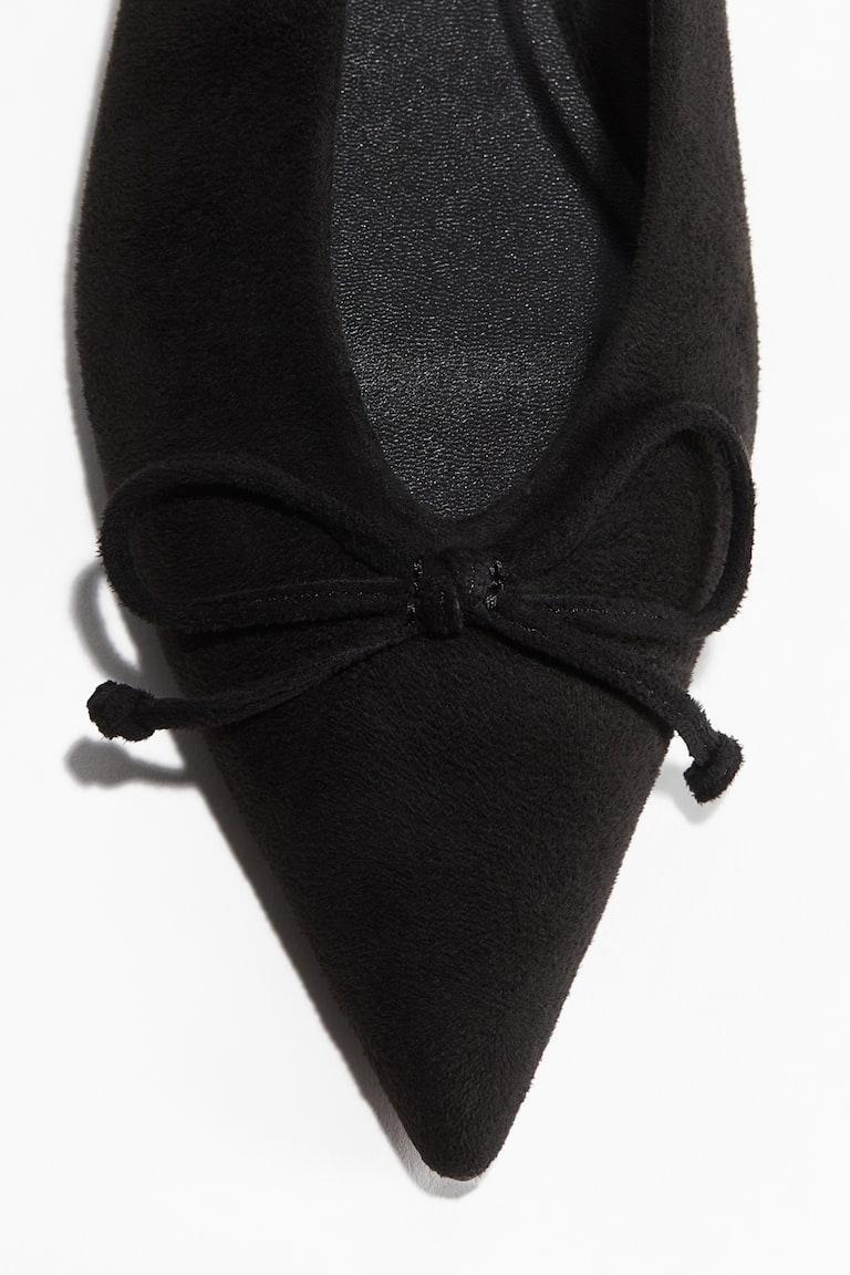 H&M Slingback Con Fiocco - Marrone - DONNA