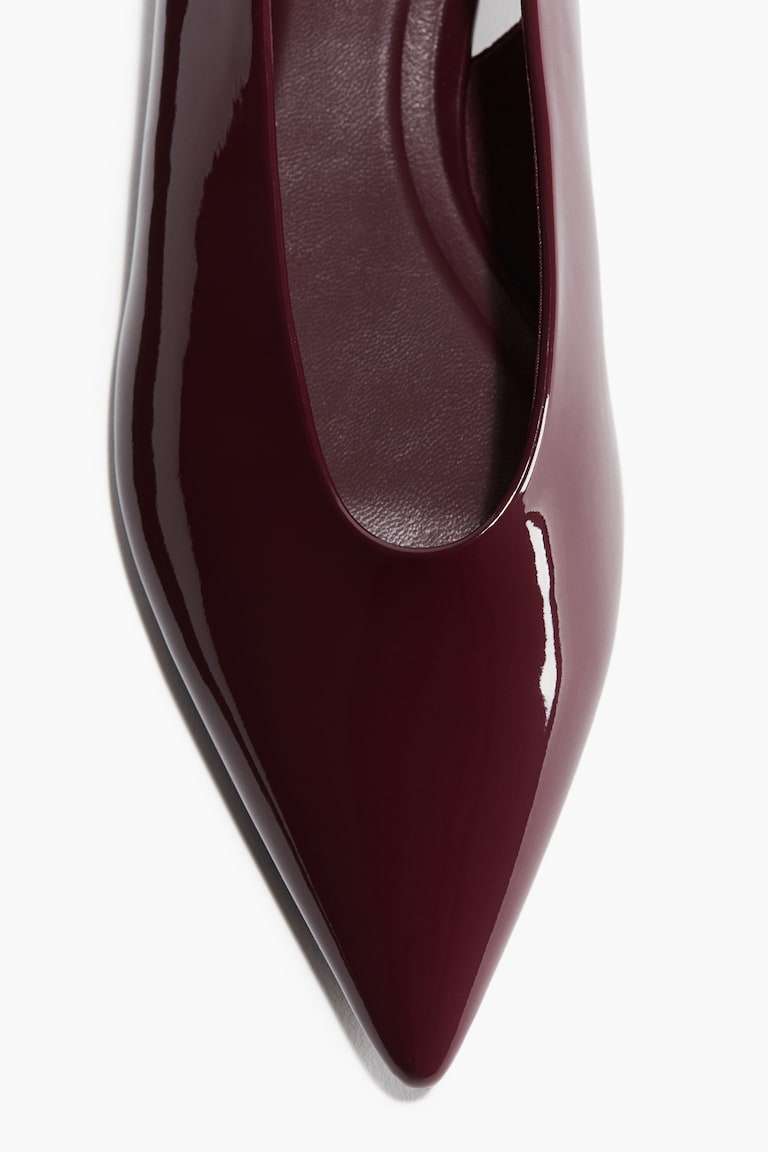 H&M Slingback Di Vernice - Nero - DONNA