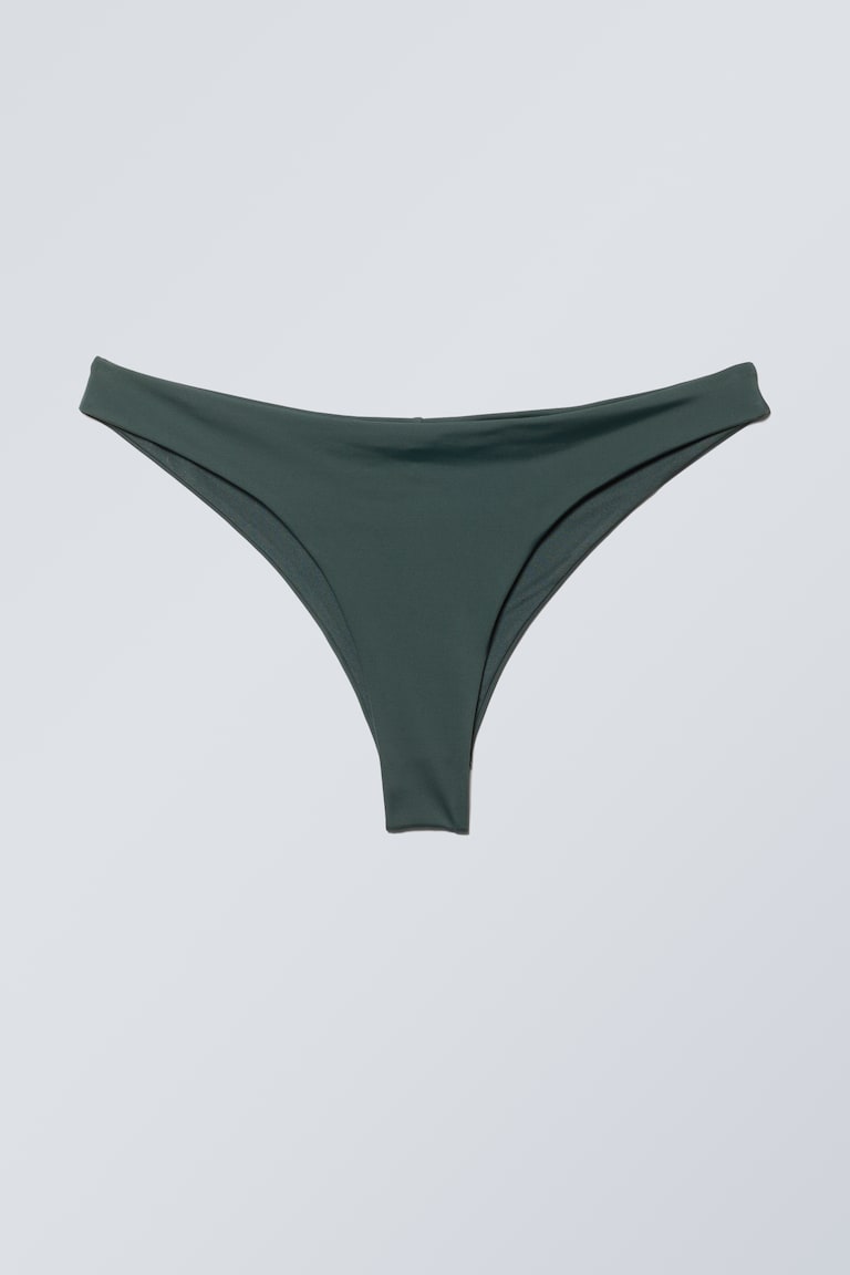 H&M Slip bikini brasiliana - Blu scuro - DONNA