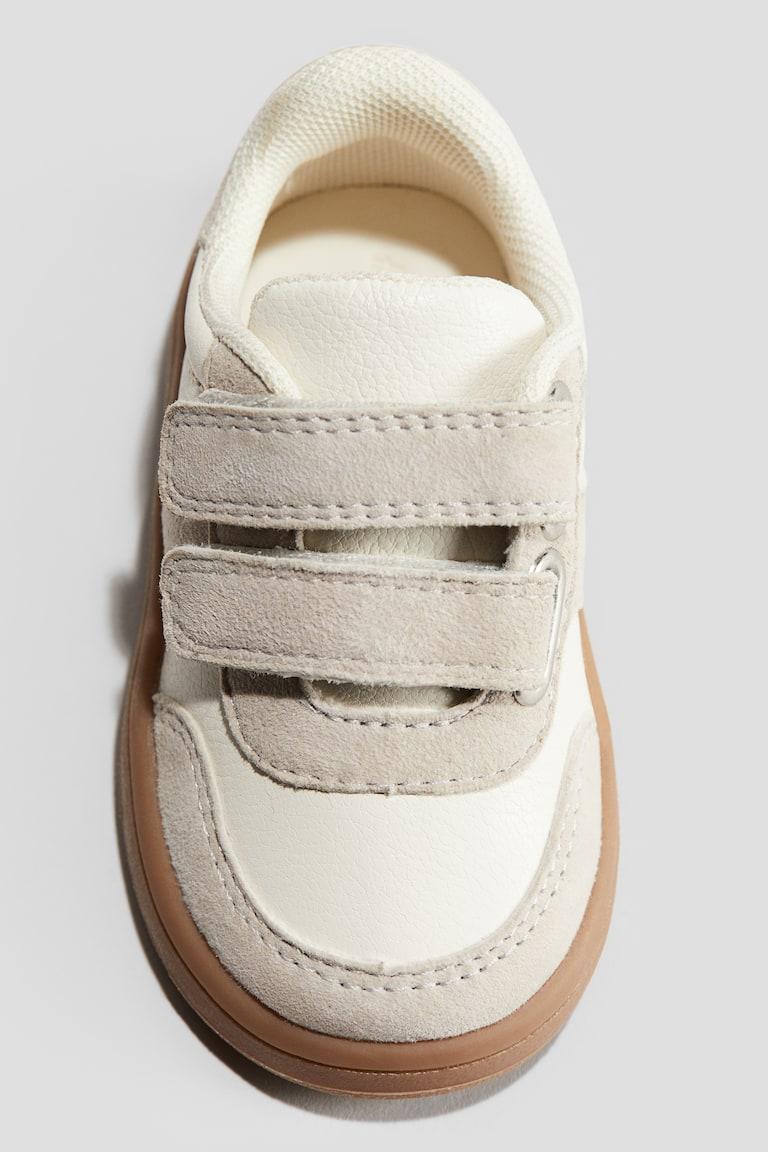 H&M Sneakers In Pelle - Bianco/beige Chiaro - BAMBINO