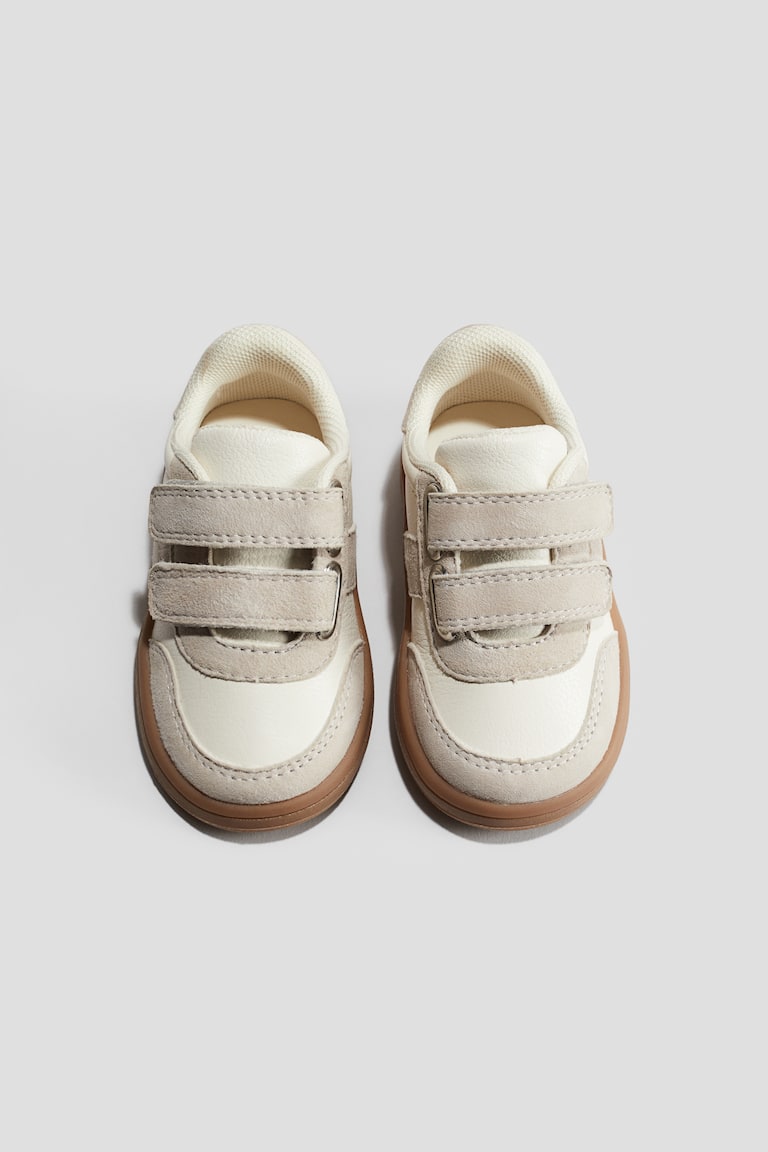 H&M Sneakers In Pelle - Bianco/beige Chiaro - BAMBINO