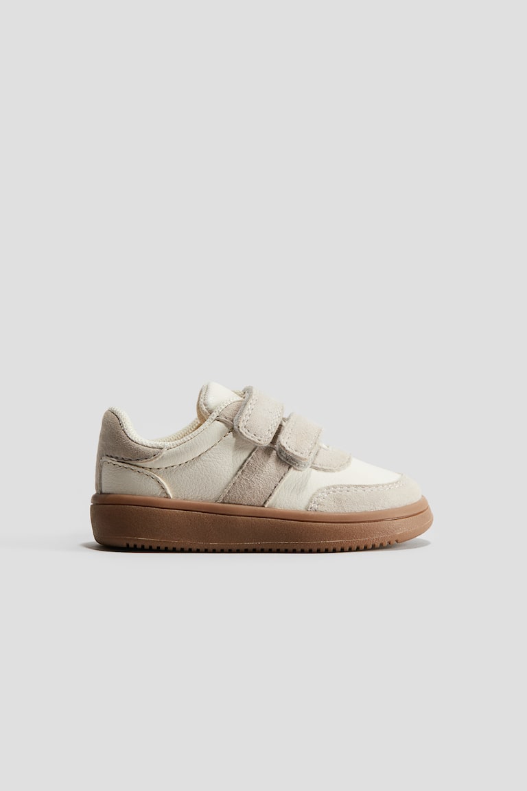 H&M Sneakers in pelle - Bianco/beige chiaro - BAMBINO