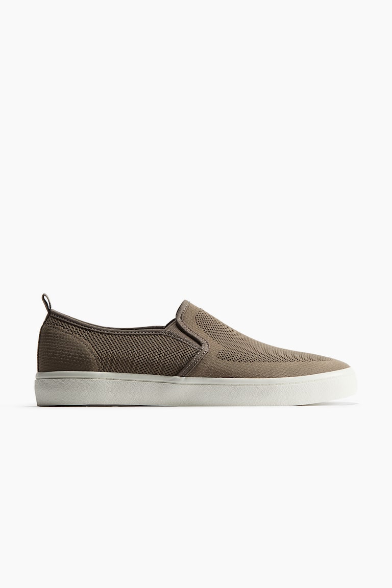 H&M Sneakers slip-on in mesh - Beige scuro - UOMO