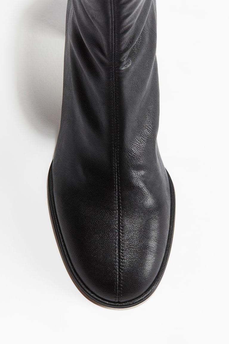 H&M Stivaletti A Calza Alla Caviglia - Marrone - DONNA