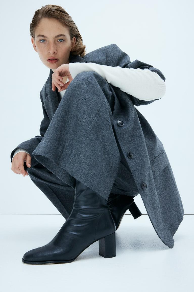 H&M Stivaletti a calza alla caviglia - Marrone - DONNA