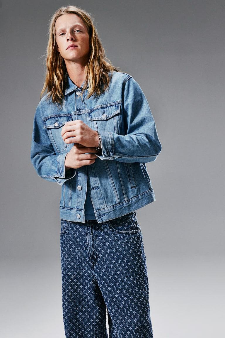 H&M Super Baggy Jeans - Grigio chiaro - UOMO