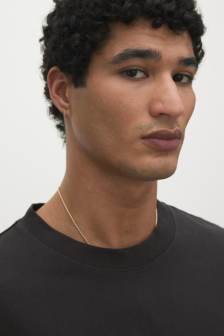 H&M T-shirt Effetto Lavato Loose Fit - Beige/NY - UOMO