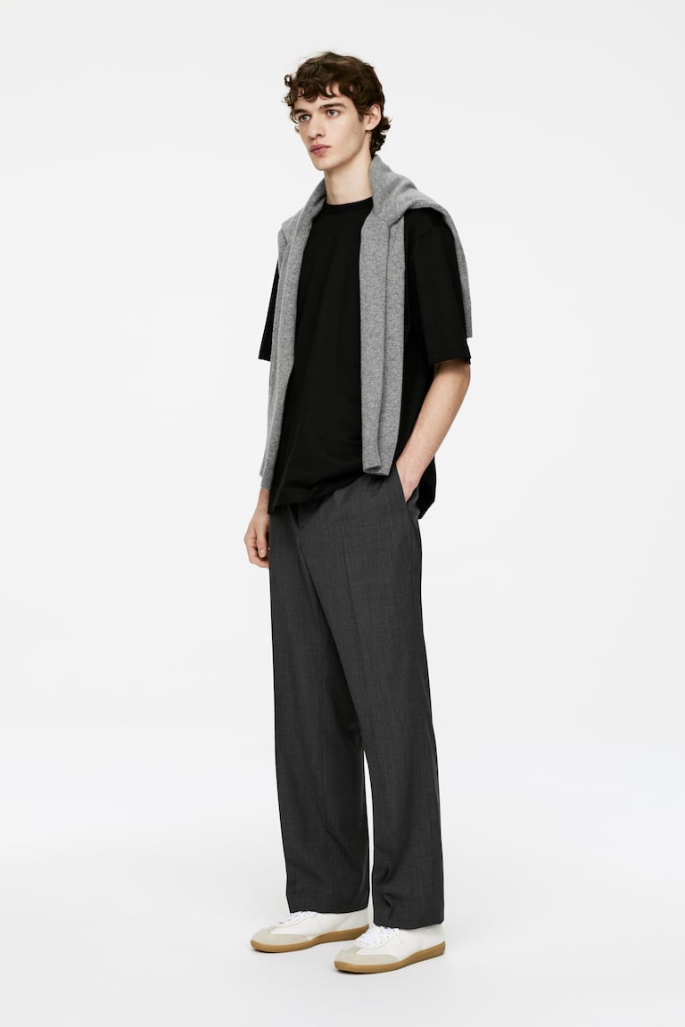 H&M T-shirt Pesante - Nero - UOMO