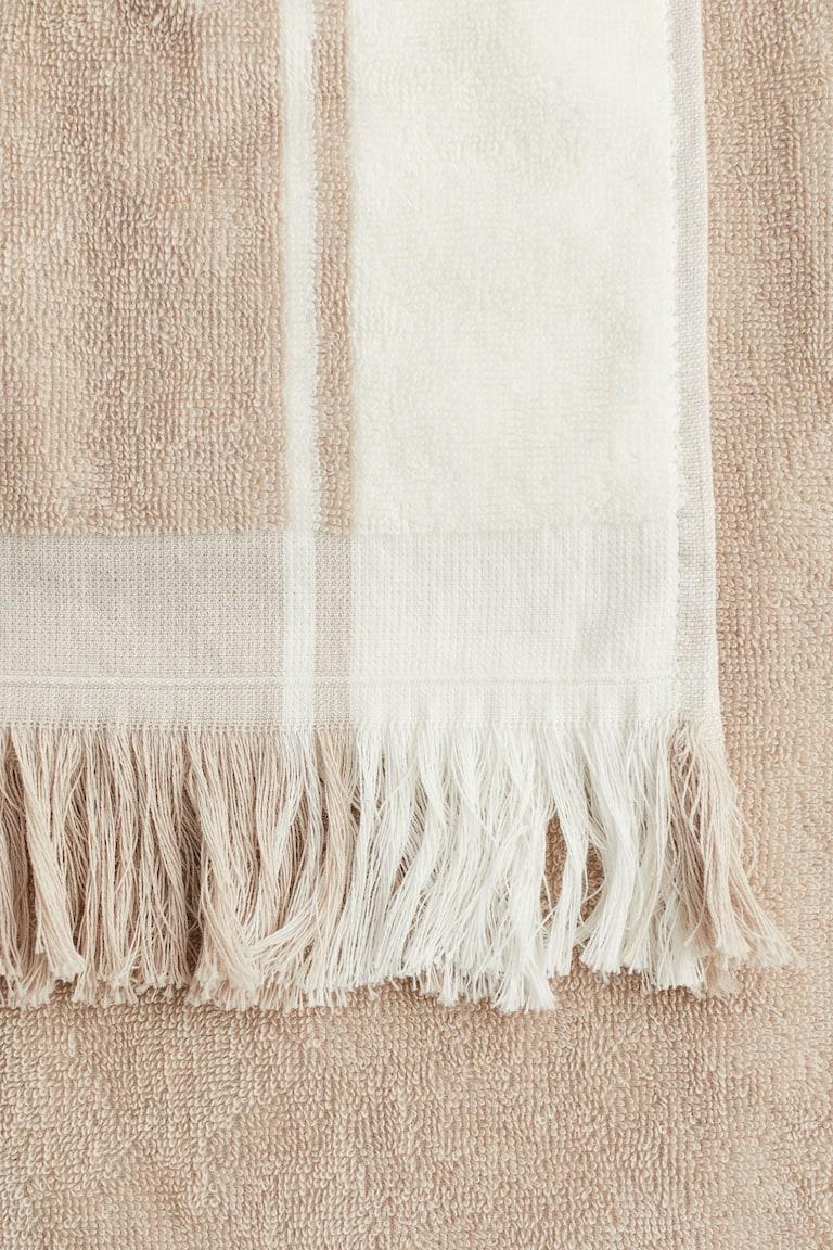 H&M Telo Mare Con Frange - Beige - HOME