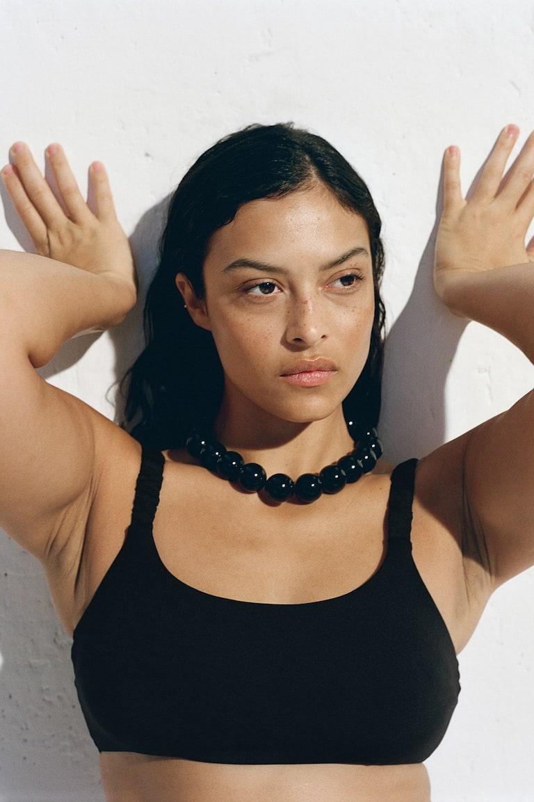 H&M Top Bikini Imbottito - Nero - DONNA