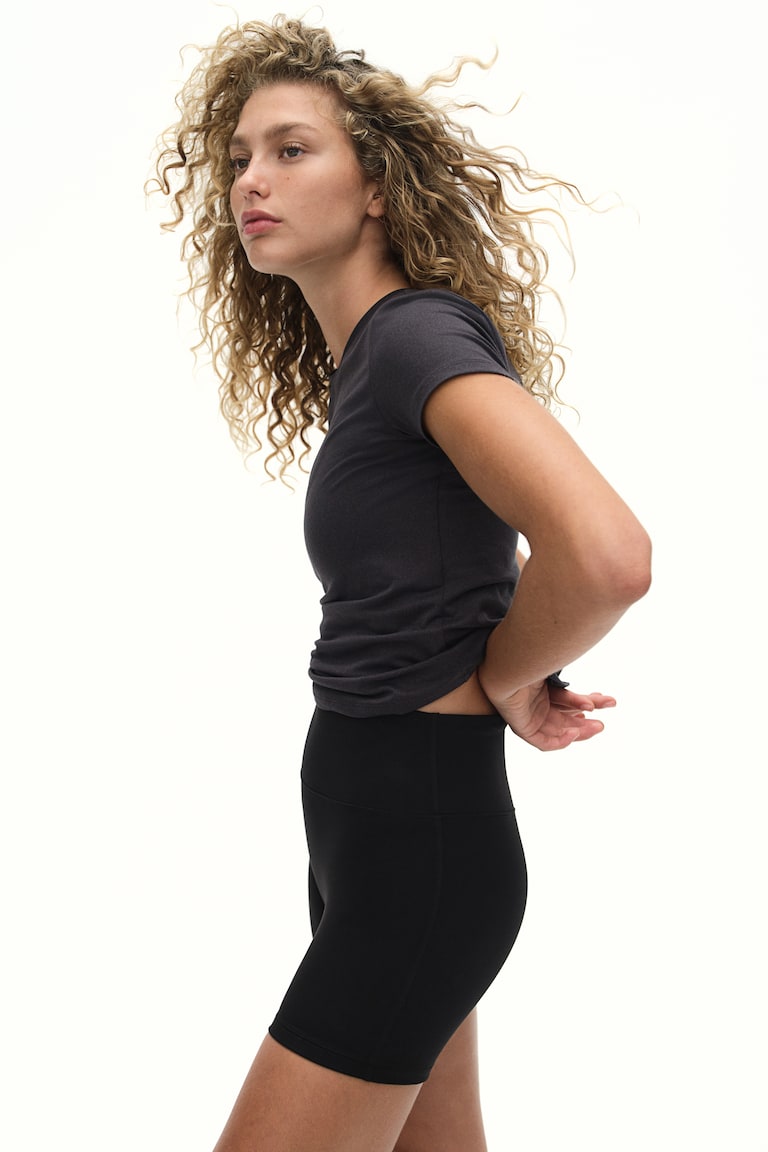 H&M Top Sportivo In DryMove™ - Beige - DONNA