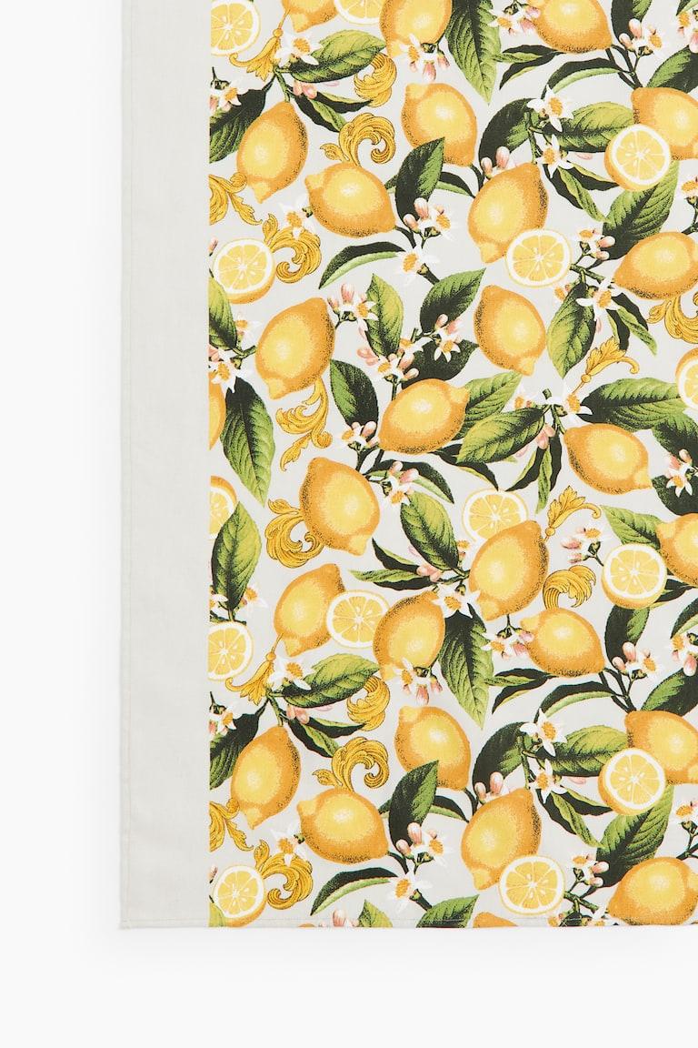 H&M Tovaglia Idrorepellente - Verde/fiori - HOME