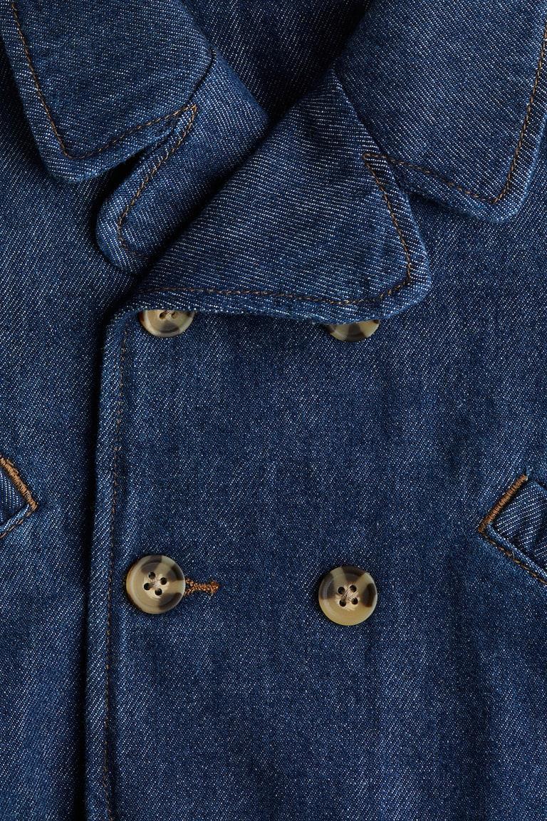 H&M Trench - Blu Denim Scuro - BAMBINO
