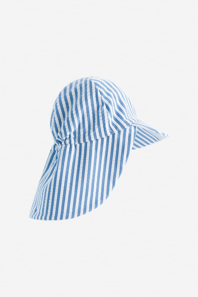 H&M UPF 50 Swim Cap - Lilla/Bianco - BAMBINO