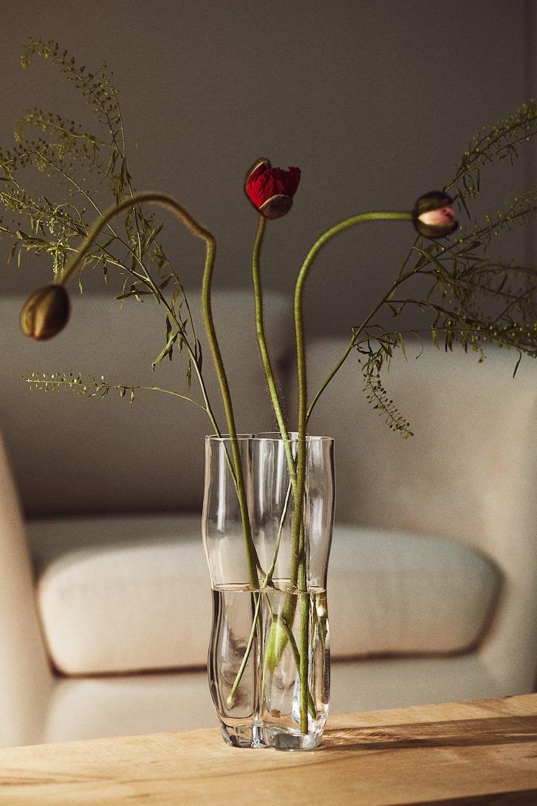 H&M Vaso alto in vetro - Verde - HOME