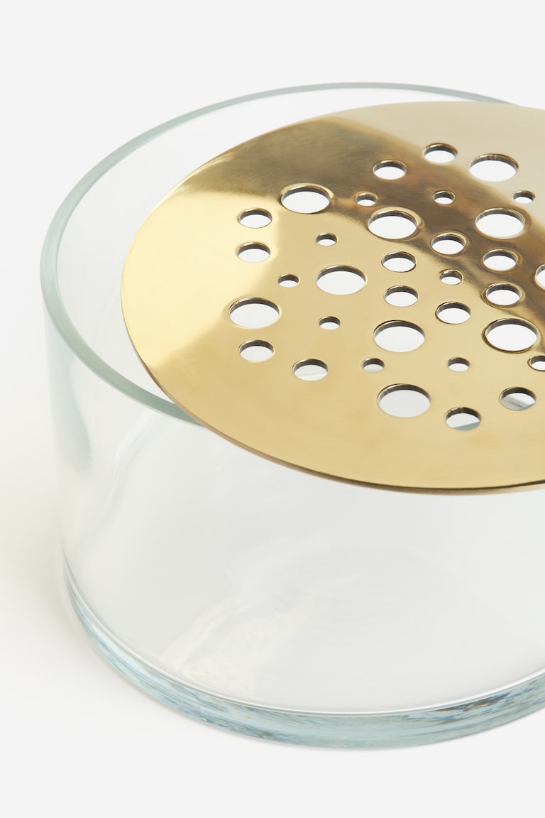 H&M Vaso Ikebana In Vetro - Dorato - HOME