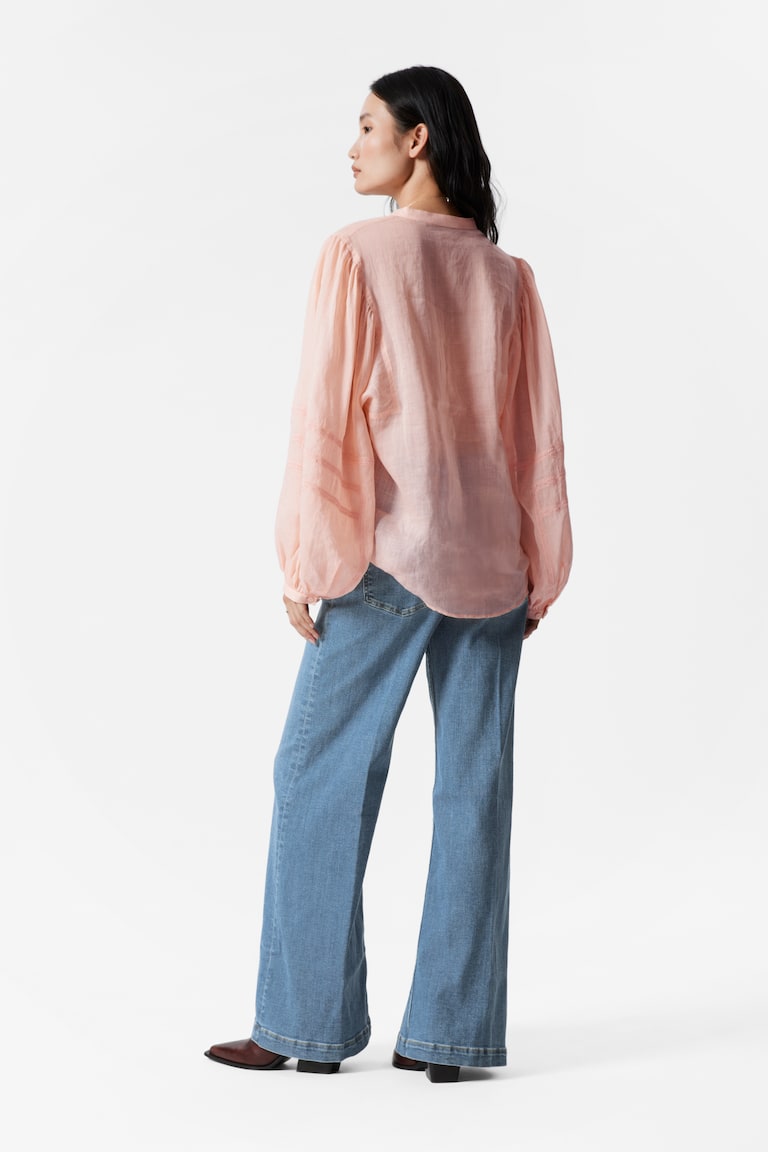 H&M Voluminous Sleeve Blouse - Nero - DONNA