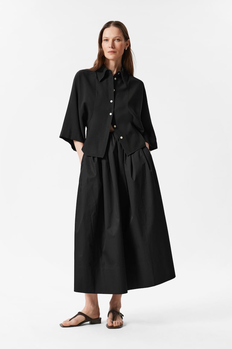 H&M Wide-Sleeve Shirt - Bianco - DONNA