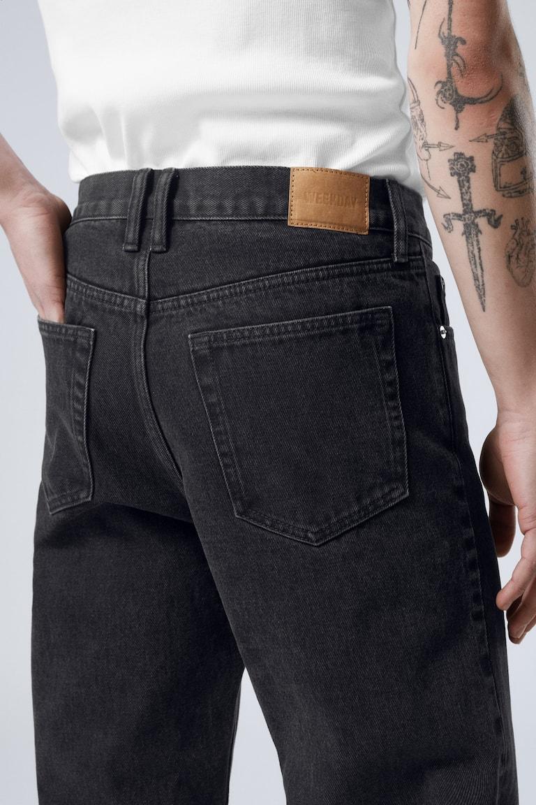 H&M Jeans Barrel E Tapered Leg Con Vestibilità Relaxed - Tuned Black – Nero - UOMO
