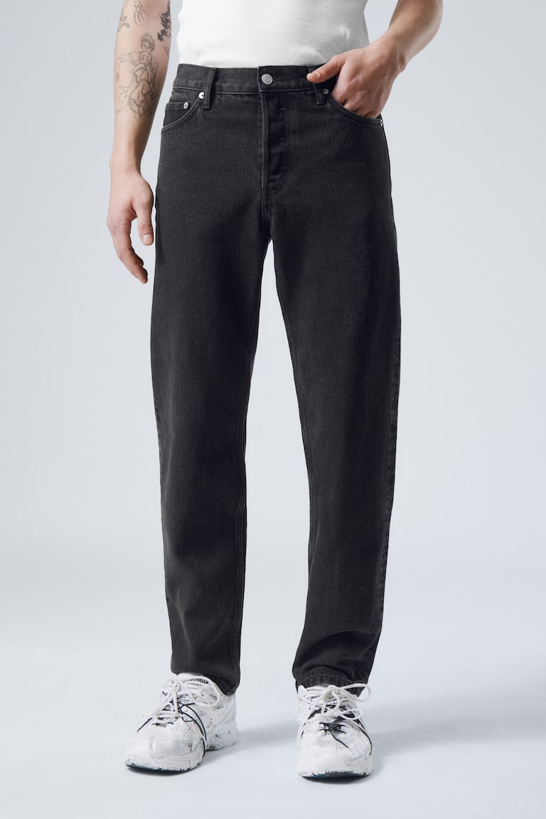 H&M Jeans Barrel E Tapered Leg Con Vestibilità Relaxed - Compact Blue - Dark Blue - UOMO