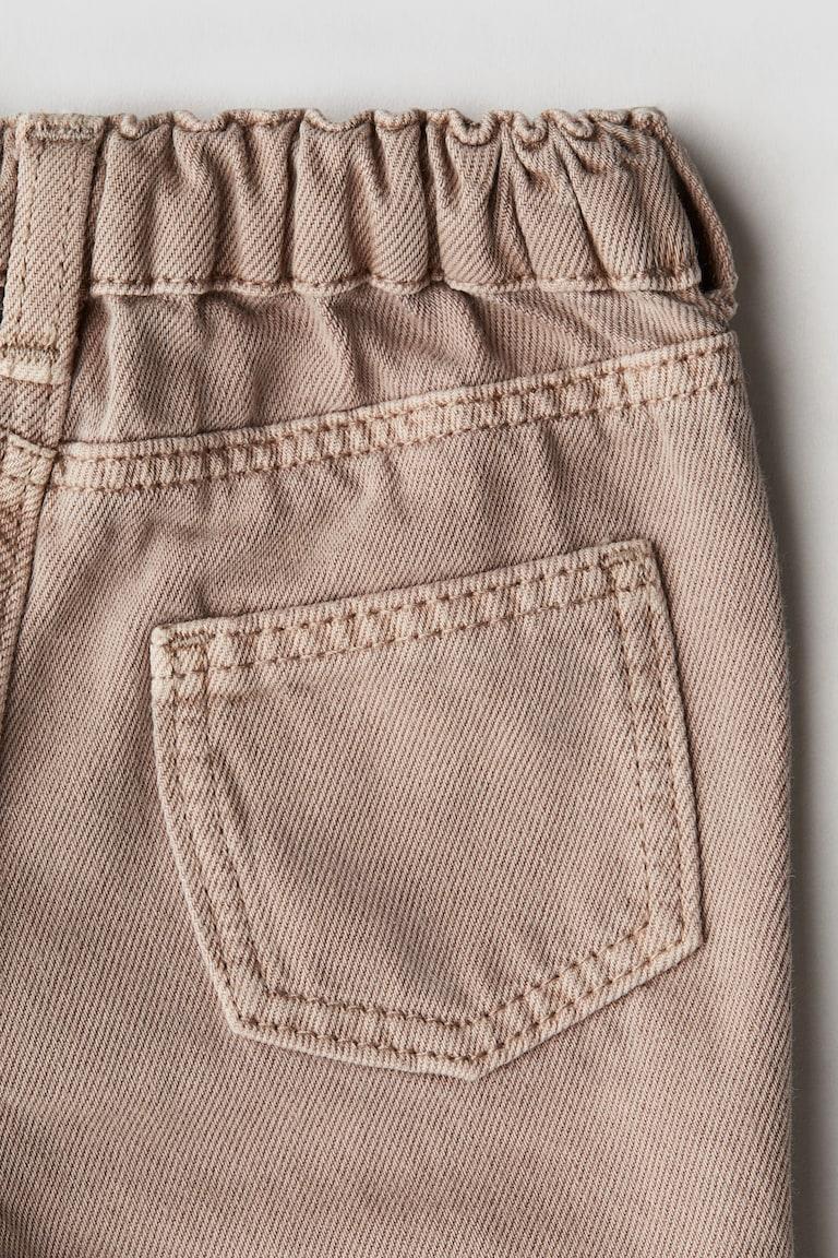 H&M Jeans Con Dettagli Ricamati - Blu Denim Chiaro/dinosauri - BAMBINO