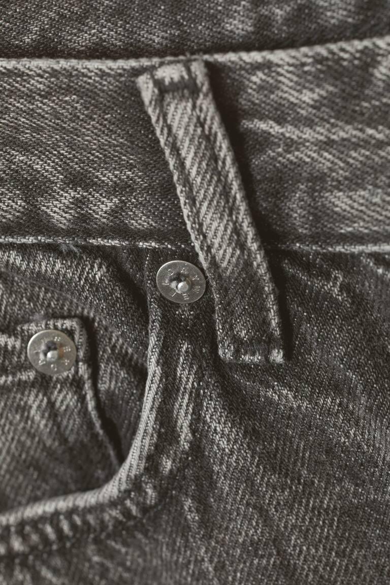 H&M Jeans Galaxy Straight Leg Con Vestibilità Loose - Moss Blue - UOMO