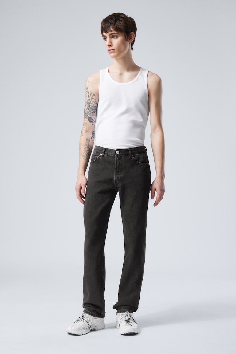 H&M Jeans Klean straight leg con vestibilità regular - Opulent Blue - Light Blue - UOMO