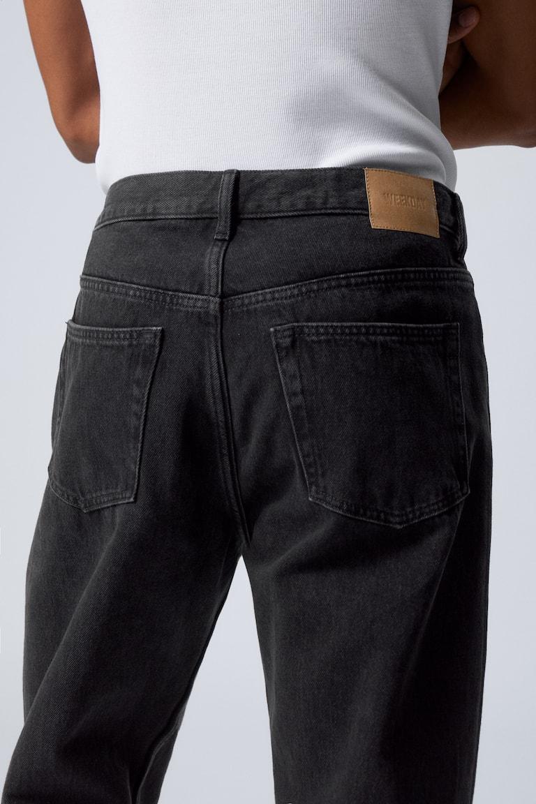 H&M Jeans Space Straight Leg Con Vestibilità Relaxed - Steel Blue - Medium Blue - UOMO