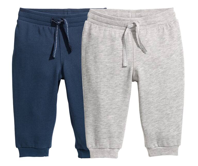 H&M Joggers 2 pezzi - Rosa polvere/rosa chiaro - BAMBINO
