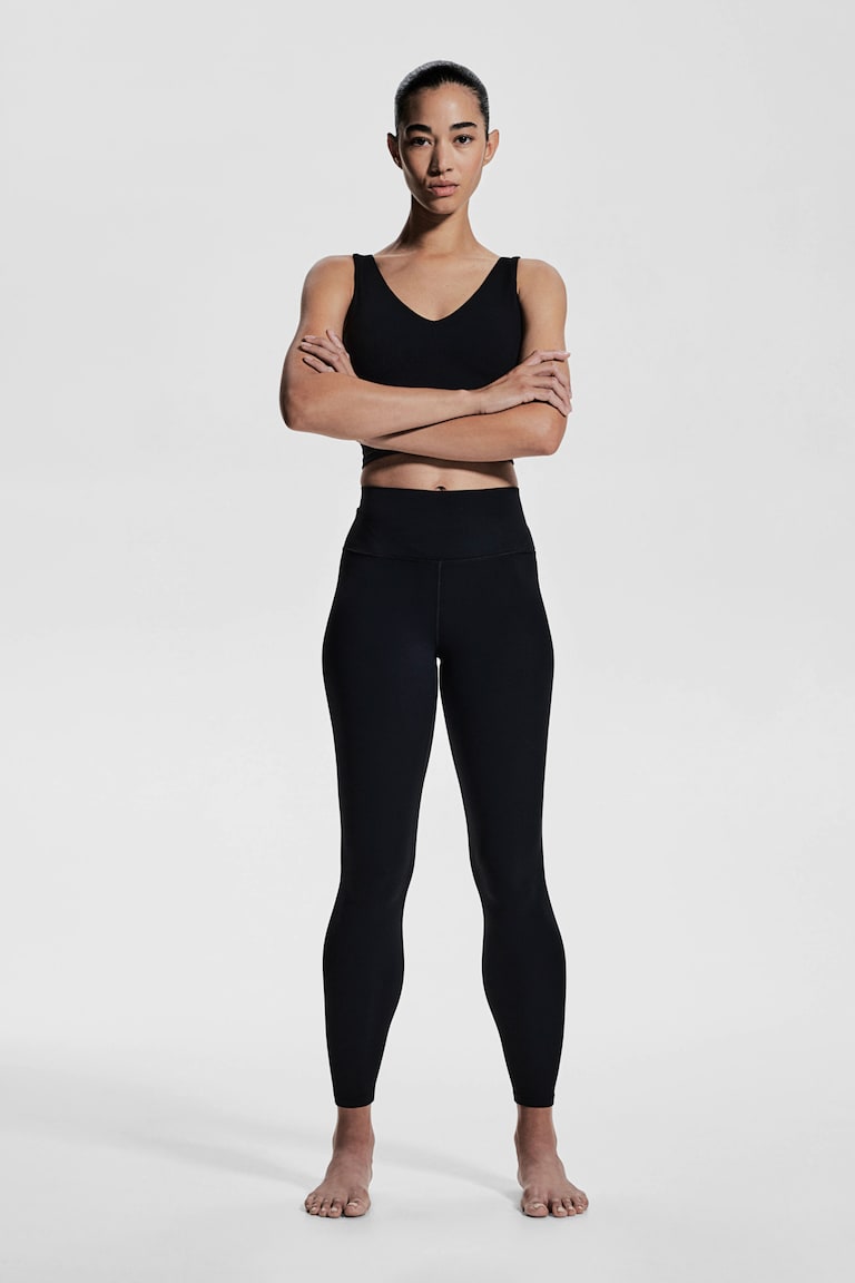 H&M Leggings da yoga con SoftMove™ Lycra® - Nero - DONNA