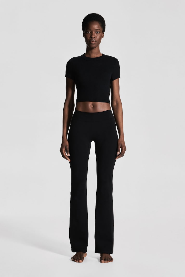 H&M Leggings Sportivi A Vita Bassa Con SoftMove™ - Marrone - DONNA