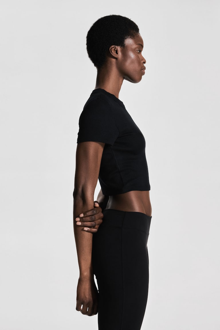 H&M Leggings Sportivi A Vita Bassa Con SoftMove™ - Marrone - DONNA
