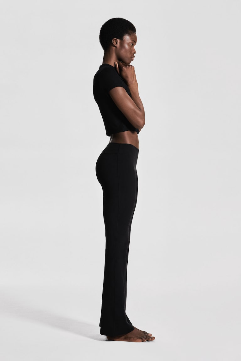 H&M Leggings Sportivi A Vita Bassa Con SoftMove™ - Marrone - DONNA
