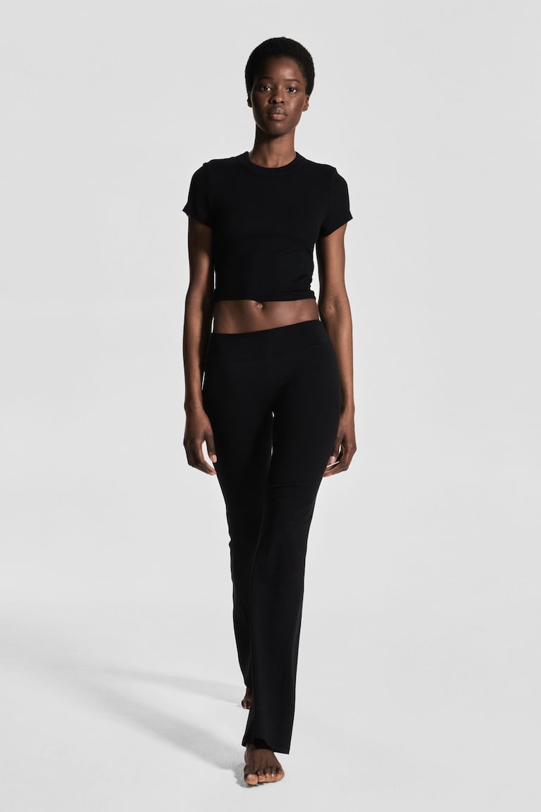 H&M Leggings sportivi a vita bassa con SoftMove™ - Marrone - DONNA