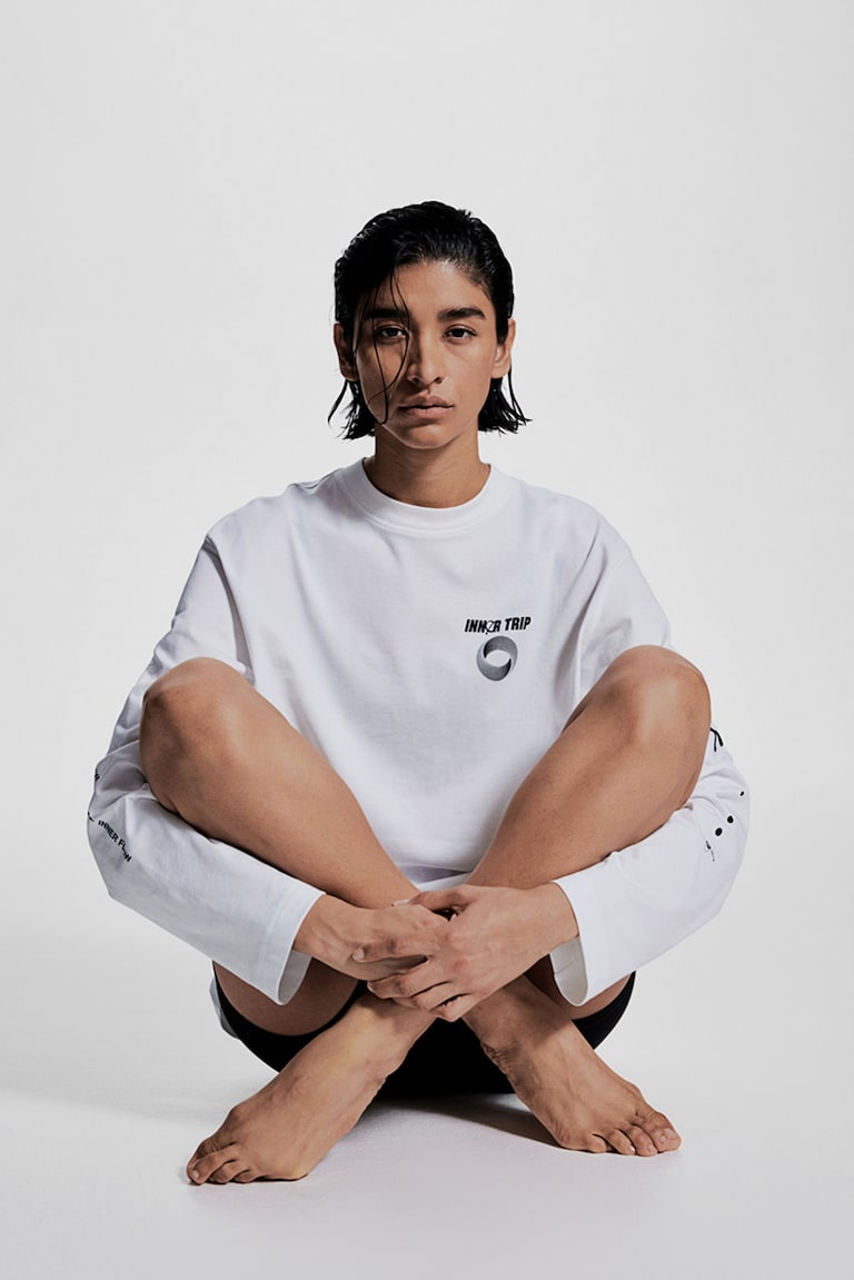 H&M Maglia Sportiva A Maniche Lunghe Con DryMove™ - Azzurro - DONNA