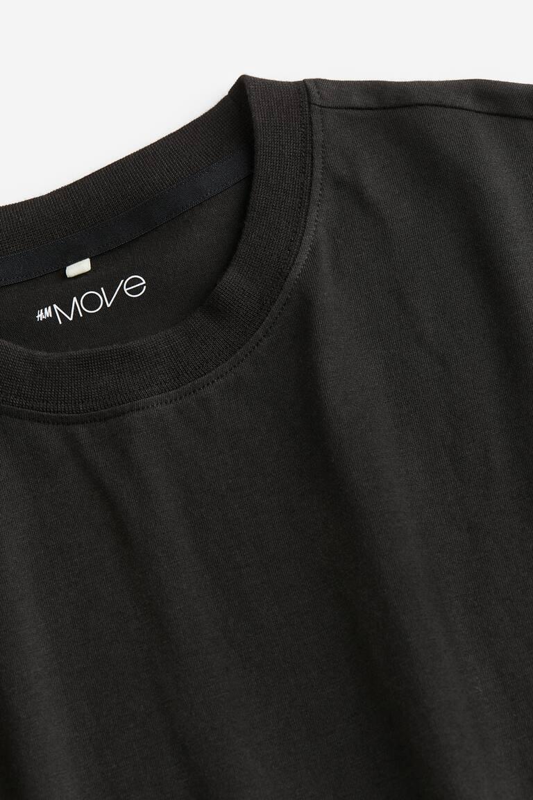 H&M Maglia Sportiva Con DryMove™ Loose Fit - Nero/Work Hard - UOMO