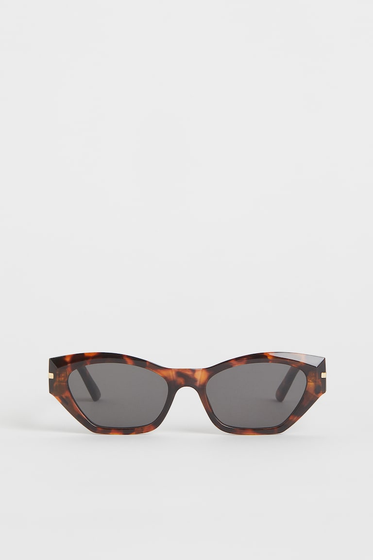 H&M Occhiali Da Sole Cat-eye - Marrone Scuro/tartarugato - DONNA