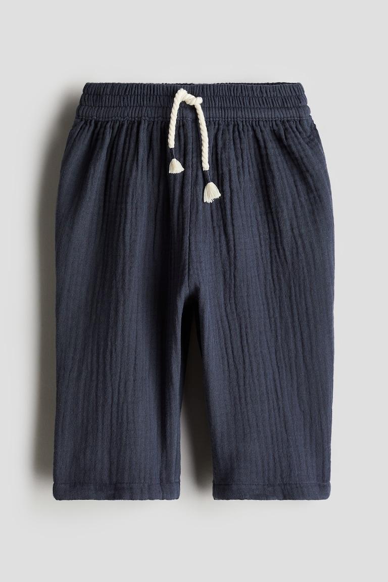 H&M Pantaloni con gamba a palloncino - Beige chiaro/gessato - BAMBINO