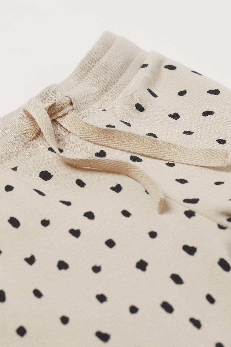 H&M Pantaloni Da Tuta In Cotone - Grigio Chiaro Mélange - BAMBINO