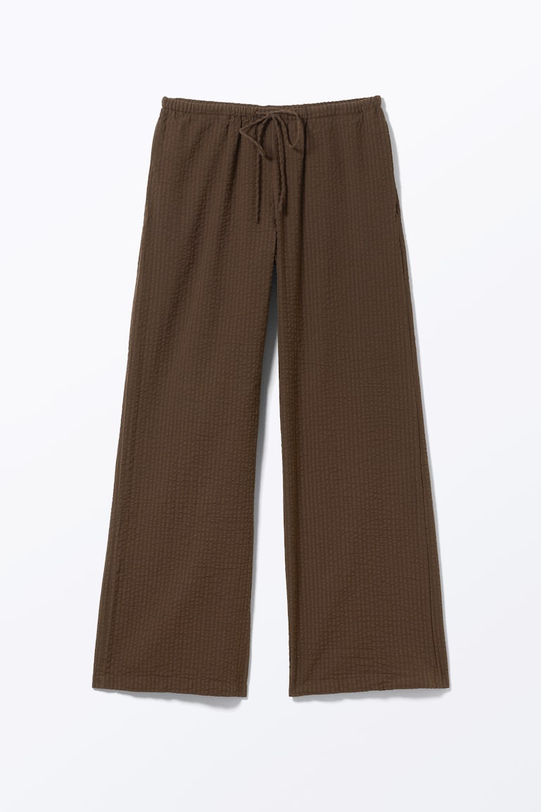 H&M Pantaloni Relaxed Con Vita Bassa Pull-on - Rosa Chiaro - DONNA