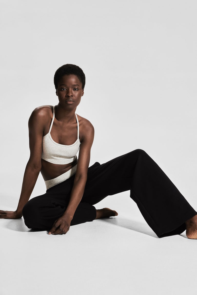 H&M Pantaloni Sportivi In Felpa Con DryMove™ - Nero - DONNA