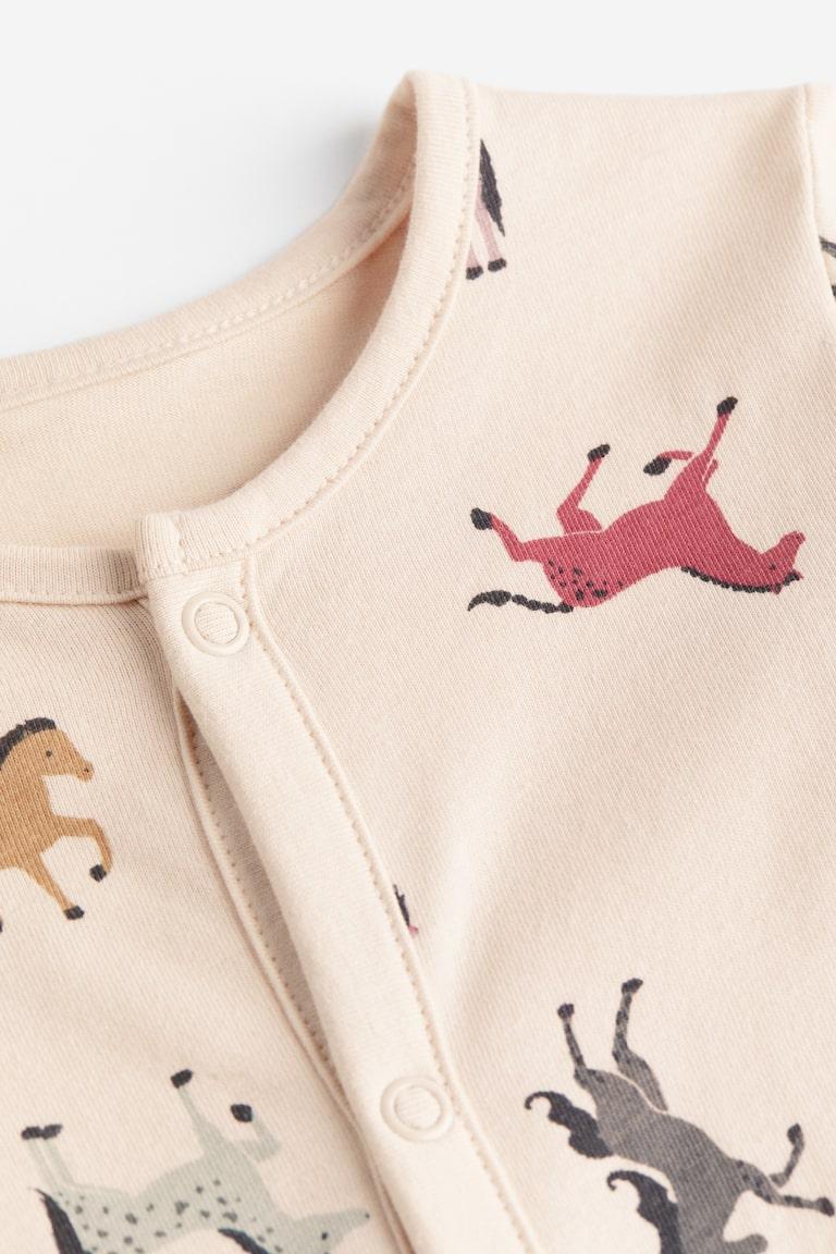 H&M Pigiamino Fantasia - Verde Chiaro/coniglietti - BAMBINO
