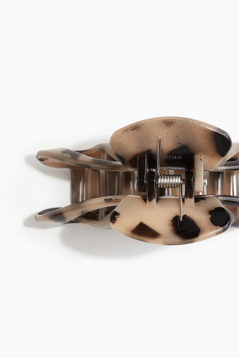 H&M Pinza Per Capelli In Plastica. - Beige Chiaro/leopardato - DONNA