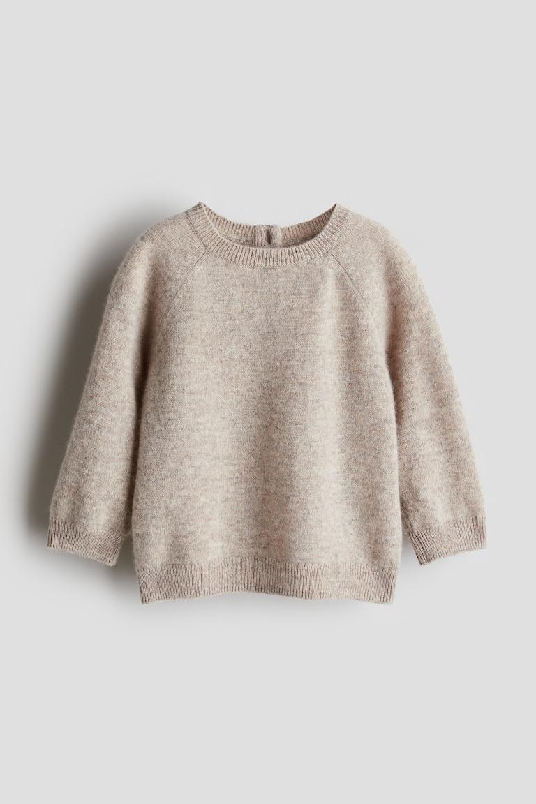 H&M Pullover in maglia di cashmere - Beige chiaro - BAMBINO