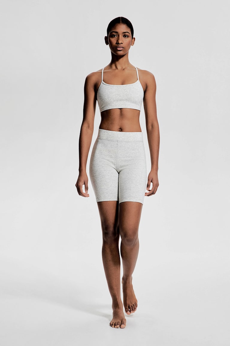 H&M Reggiseno Sportivo Light Support Con DryMove™ - Bianco - DONNA